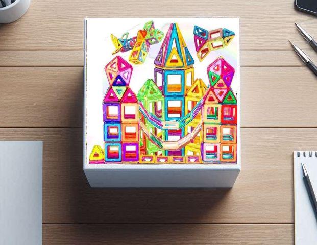 Конструктор магнітний Magnetic 100 елементів (482) - фото 5