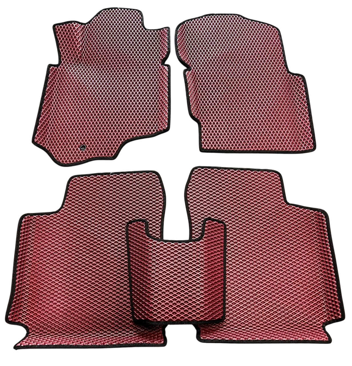 Коврики EVA с бортиками в салон для Mitsubishi Lancer з 3Д лапой 2003+ гг. Черный (2382988797)