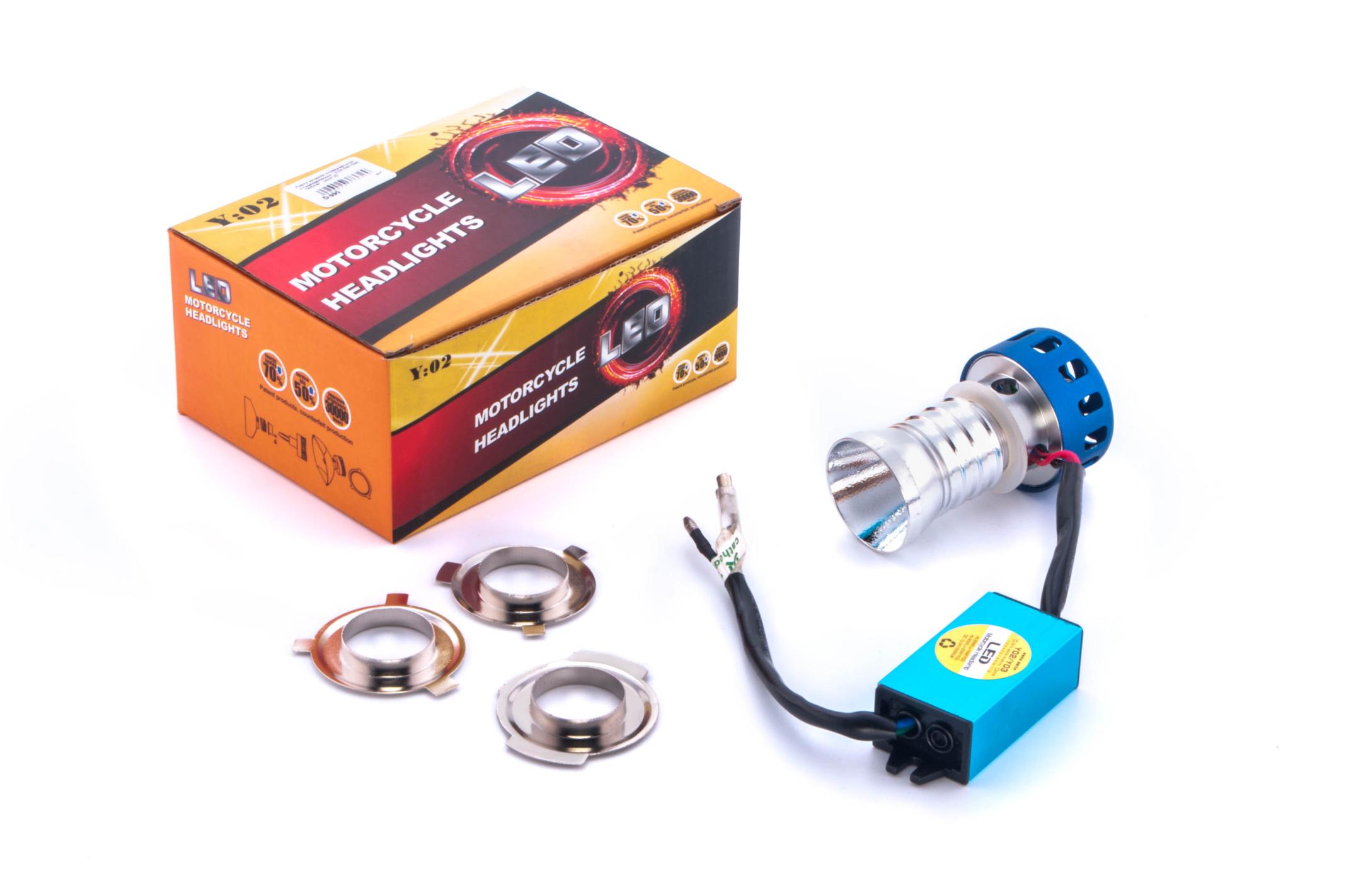 Лампа Y:02 с переходниками 12V 8W/16W (D-999)