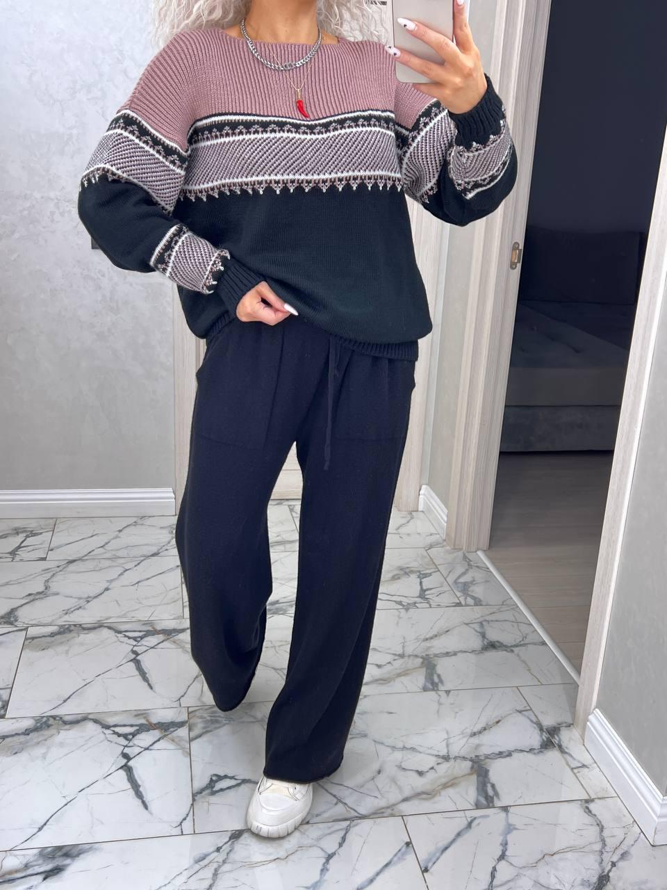 Женский свитер Миранда 44-56 мокко (2049-нс) - фото 14 Женский свитер Миранда 44-56 мокко (2049-нс) - фото 14