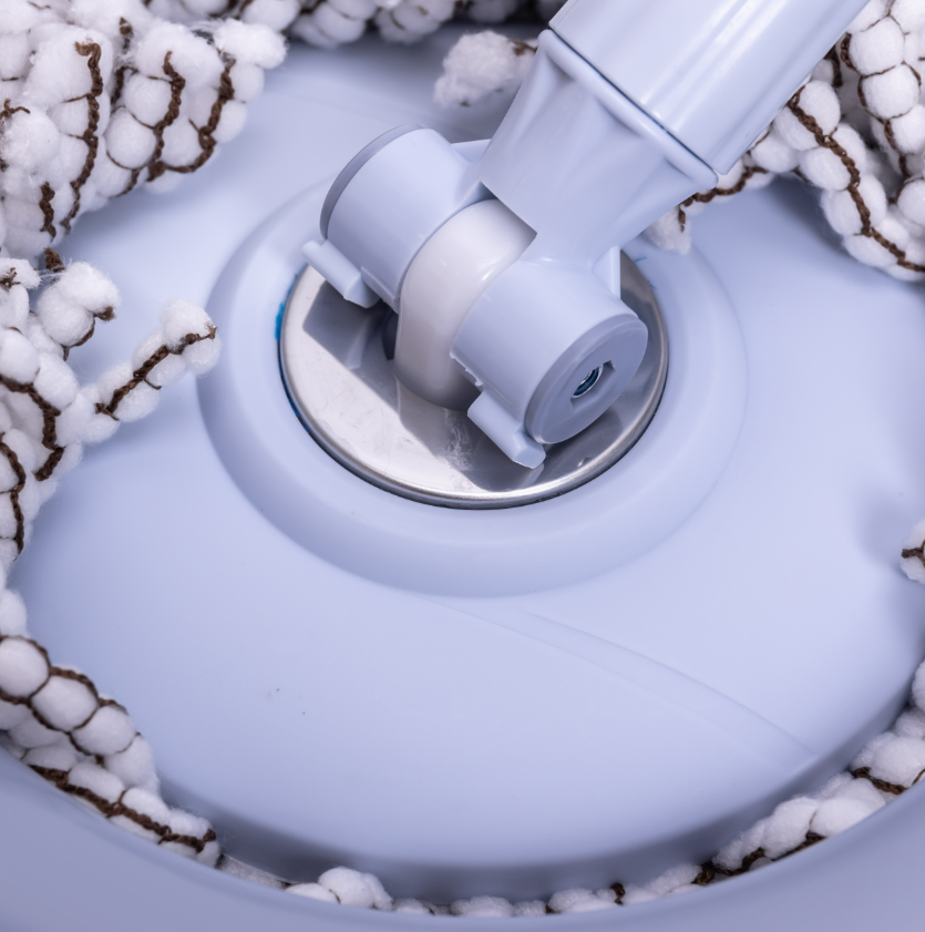 Комплект для уборки швабра веревочная и ведро с отжимом Голубой (HP-35015-21) - фото 7 Комплект для уборки швабра веревочная и ведро с отжимом Голубой (HP-35015-21) - фото 7