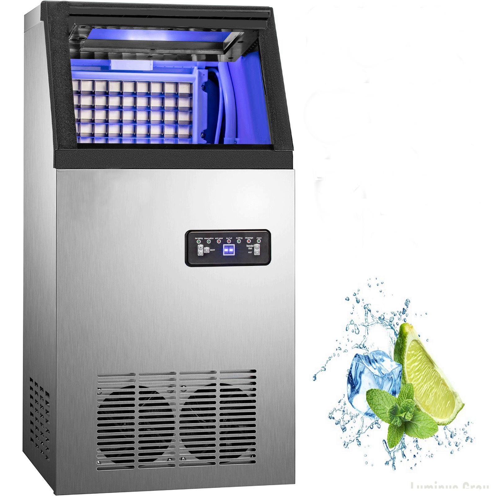 Льодогенератор автоматичний Vevor нержавіюча сталь 45 кг/24 год (63894069) - фото 2 Льодогенератор автоматичний Vevor нержавіюча сталь 45 кг/24 год (63894069) - фото 2