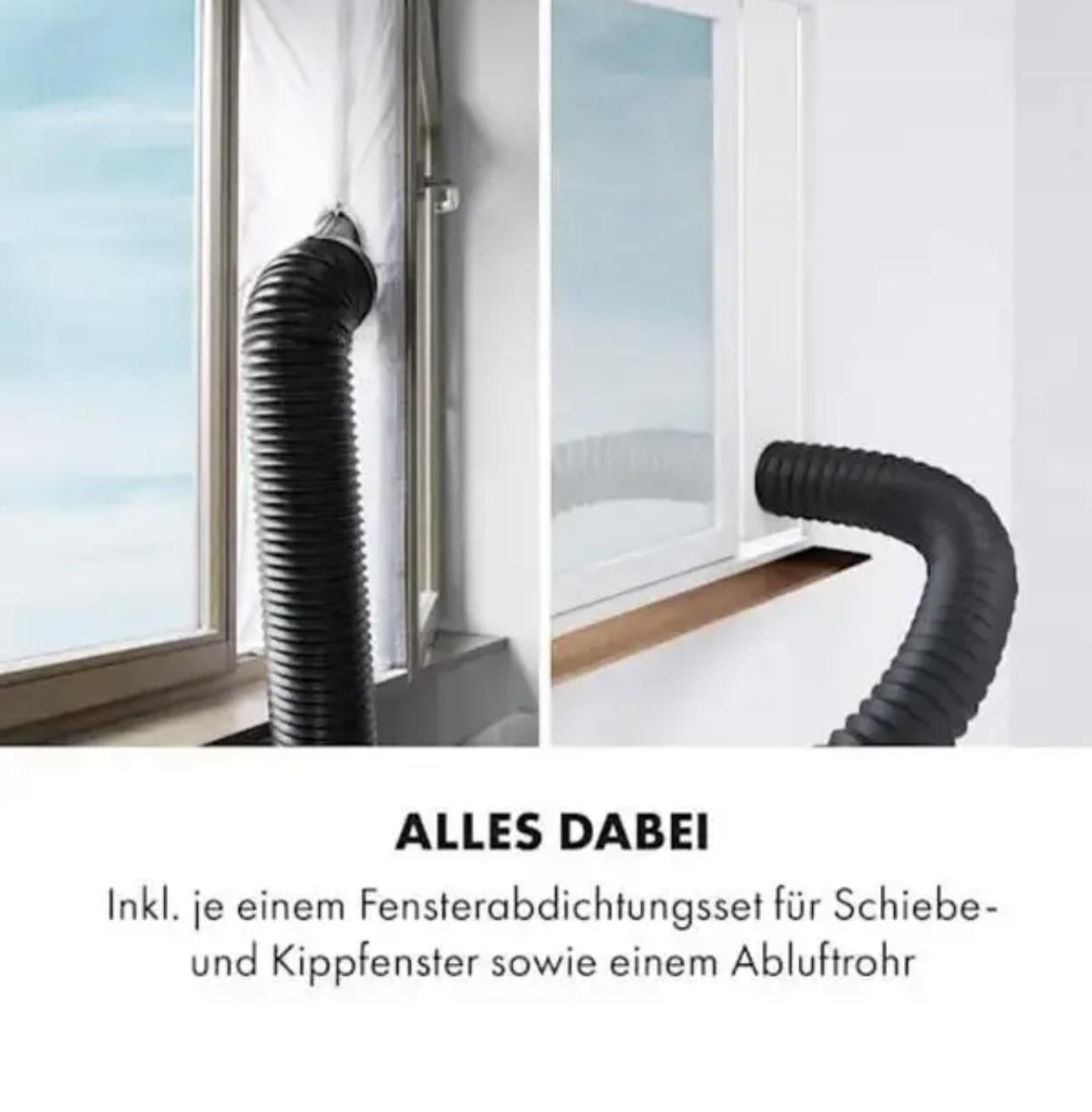 Кондиционер мобильный KLARSTEIN Metrobreeze Rome 10 000 BTU/3,0 кВт EEC A+ 49 м2 - фото 6 Кондиционер мобильный KLARSTEIN Metrobreeze Rome 10 000 BTU/3,0 кВт EEC A+ 49 м2 - фото 6