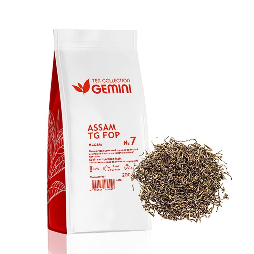 Чай чорний розсипний Gemini Tea Collection Ассам TGFOP 200 г (4820156432243) Чай чорний розсипний Gemini Tea Collection Ассам TGFOP 200 г (4820156432243)