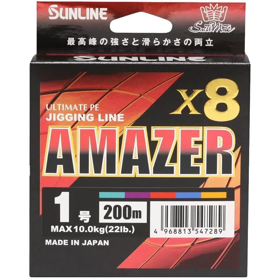 Шнур Sunline SM Amazer X8 #1,0 22lb/10 кг 200 м Multicolor (3069978701)