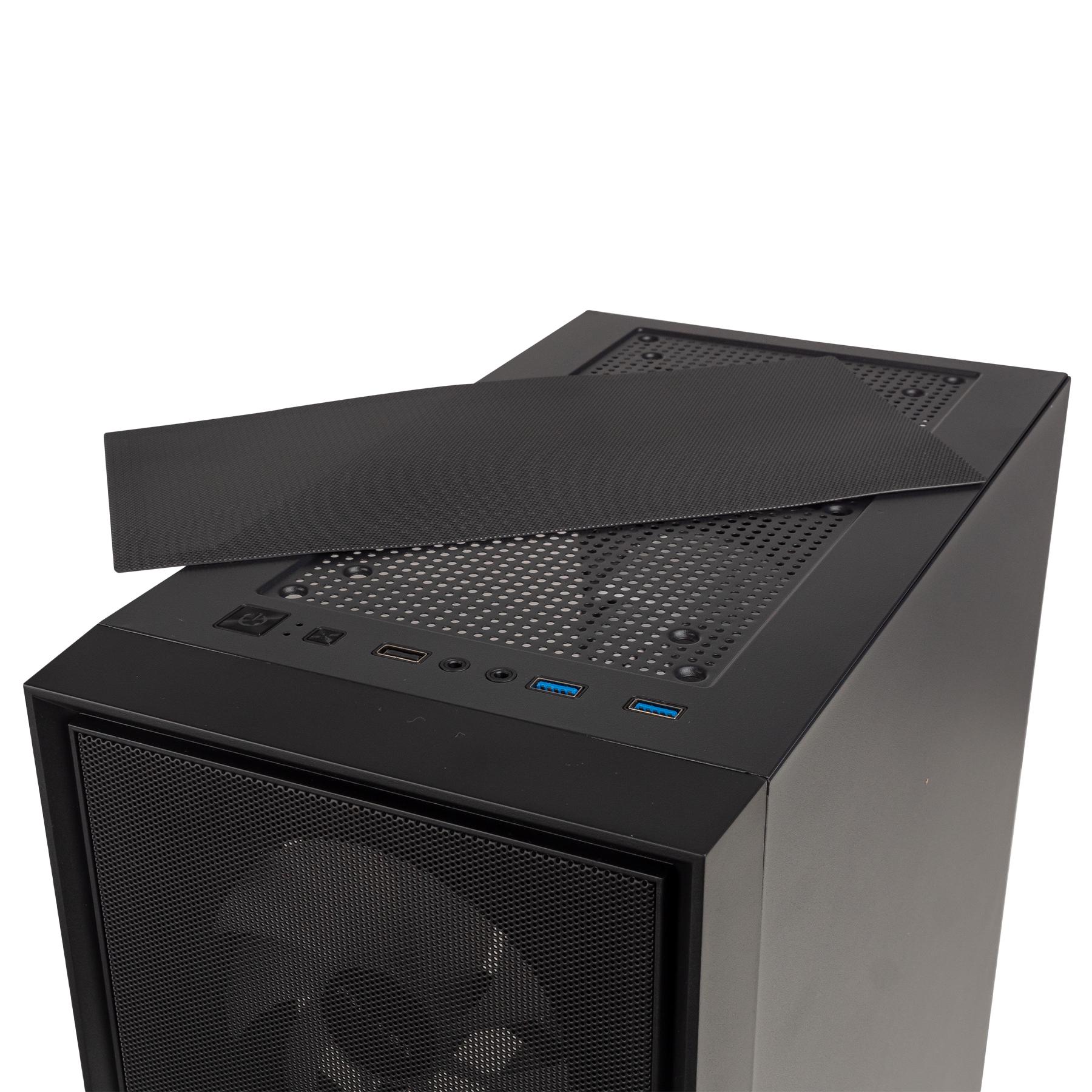 Корпус компьютерный PrologiX E107 без PSU Black - фото 8