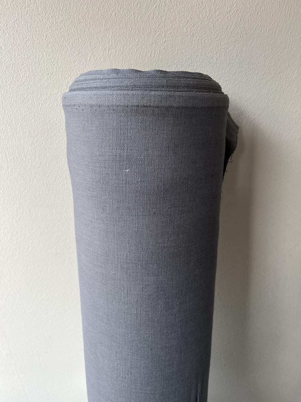 Ткань скатертная LINEN PLUS 100% лен 143 см 0/1559 Серый - фото 1 Ткань скатертная LINEN PLUS 100% лен 143 см 0/1559 Серый - фото 1