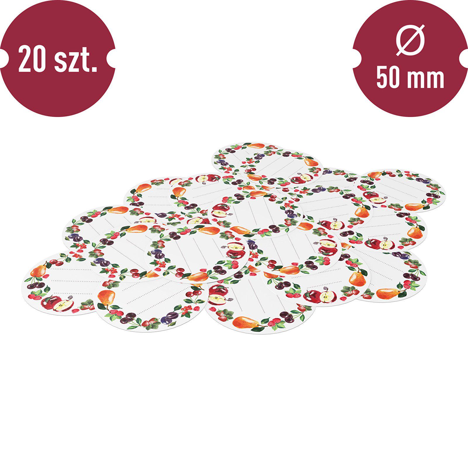 Этикетки для консервации Browin круглые 50 мм 20 шт. - фото 2 Этикетки для консервации Browin круглые 50 мм 20 шт. - фото 2