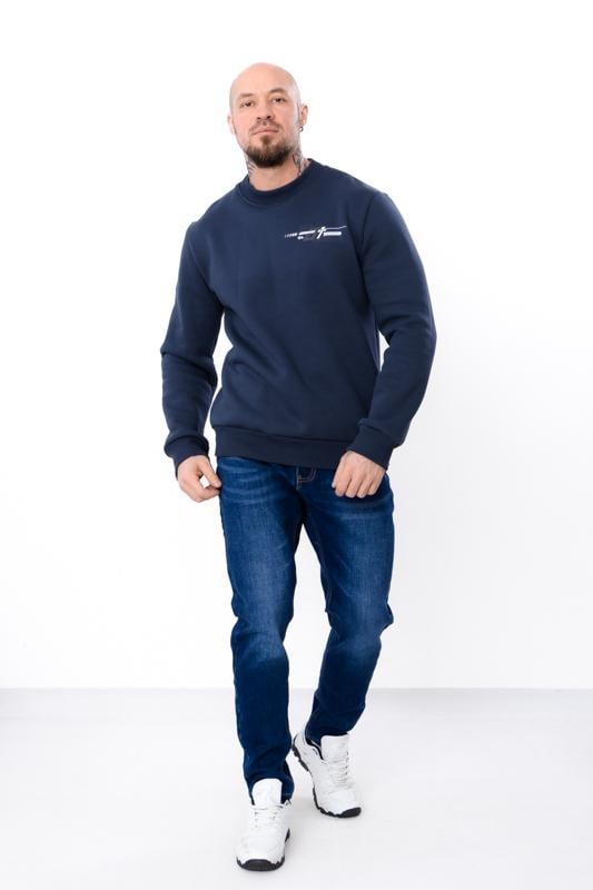 Джинси чоловічі однотонні звуженого крою демісезонні Носи Своє р. 29 Синій (17194)