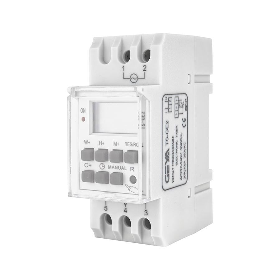 Таймер недельный Geya TS-GE2 на Din-рейку 20A (231710)