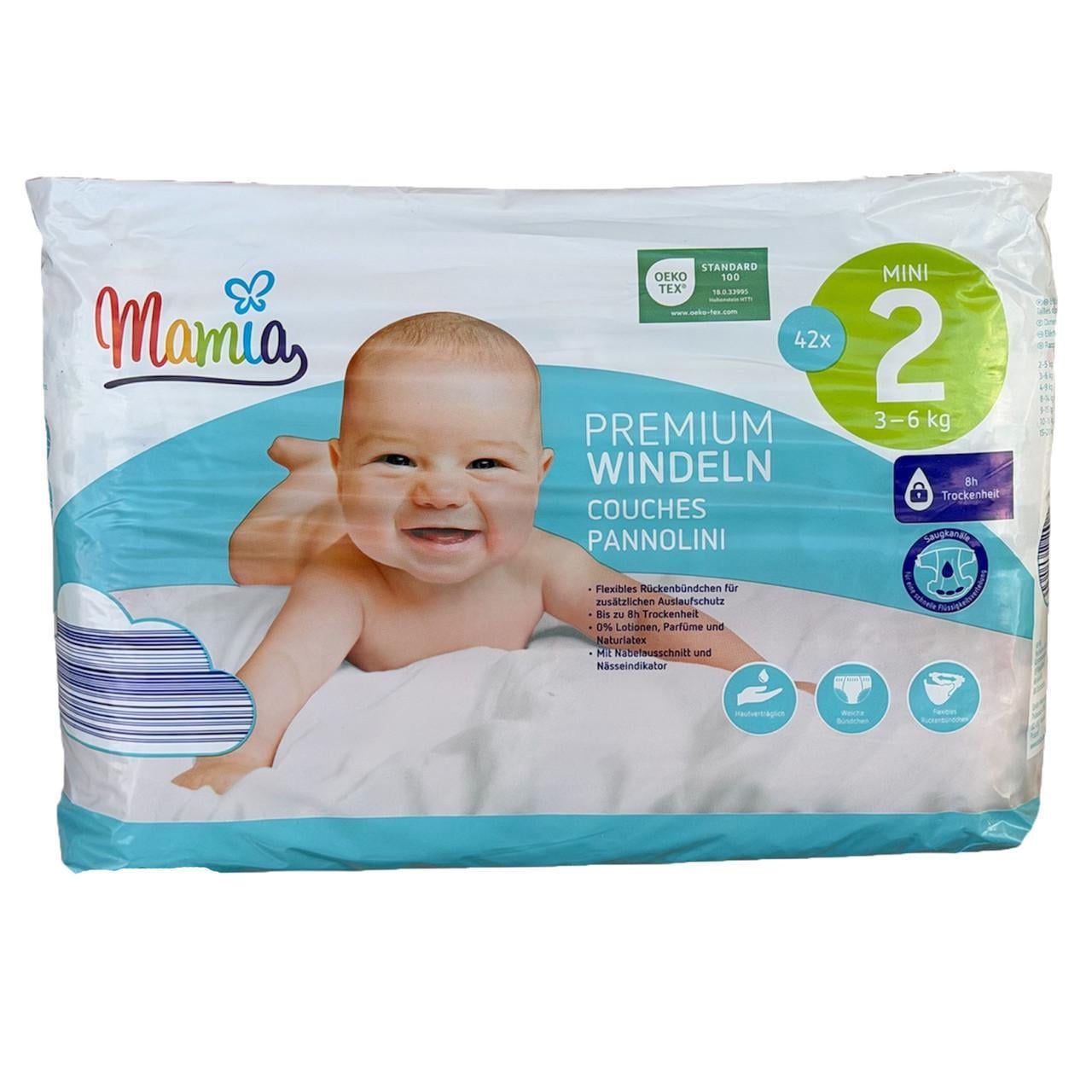 Підгузки дитячі Mamia Premium 2 Mini 3-6 кг 42 шт. (id_14844) Підгузки дитячі Mamia Premium 2 Mini 3-6 кг 42 шт. (id_14844)