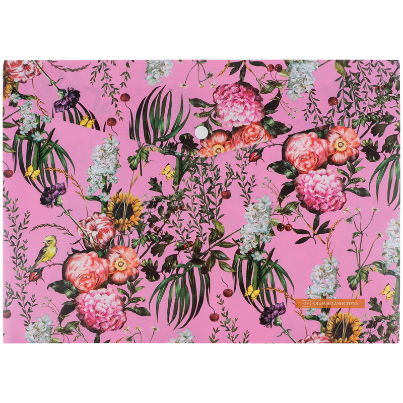 Папка на кнопке Axent А4+ OS Summer (1495-34-A)