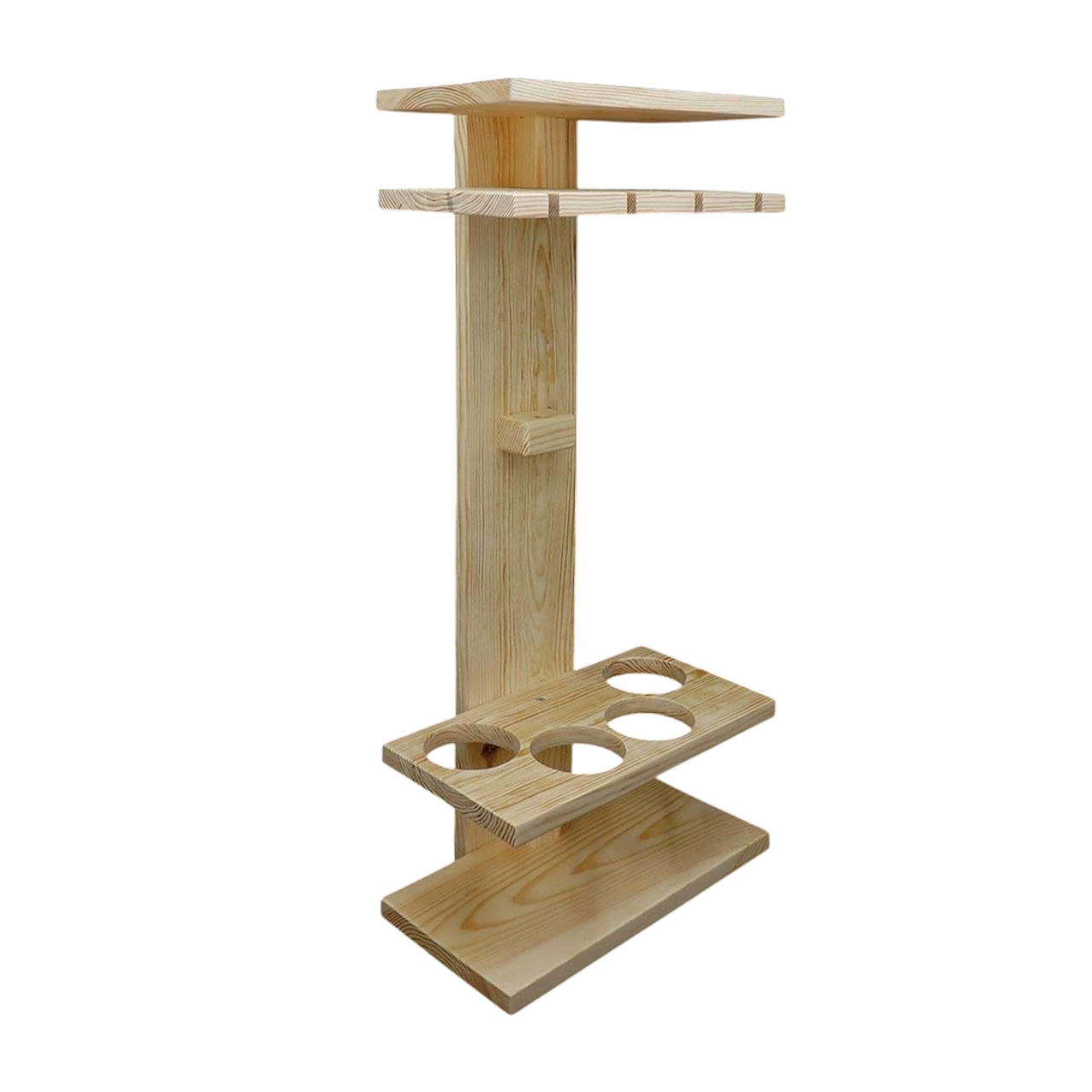 Полка для вина настенная из дерева Кутино Бланже (ПНК-015201)