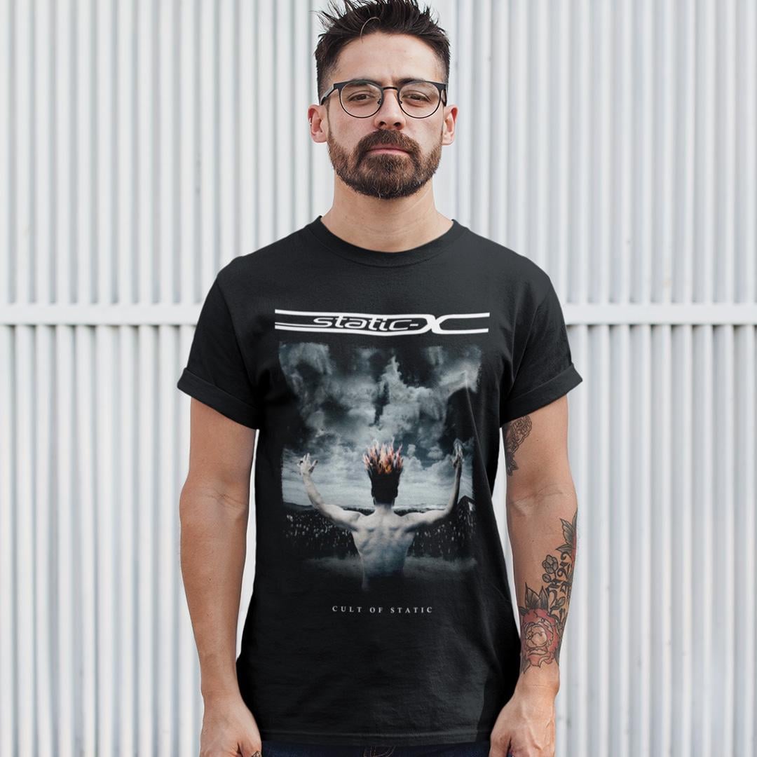 Футболка унісекс Static X Cult Of Static S Чорний (0000009468)