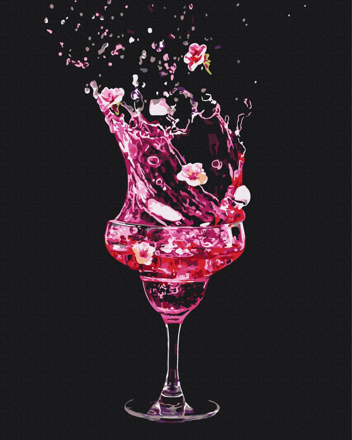 Картина по номерам Brushme Весенний коктейль 40x50 см (BS54280)