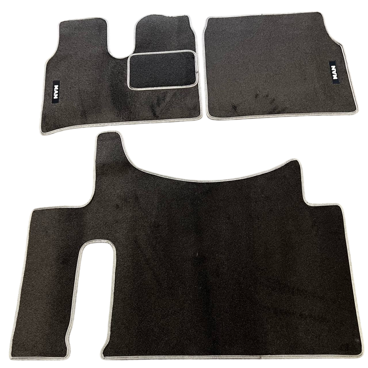 Килимки в салон ворсові для MAN TGX 2020+ 5 шт. Чорний (27327140)