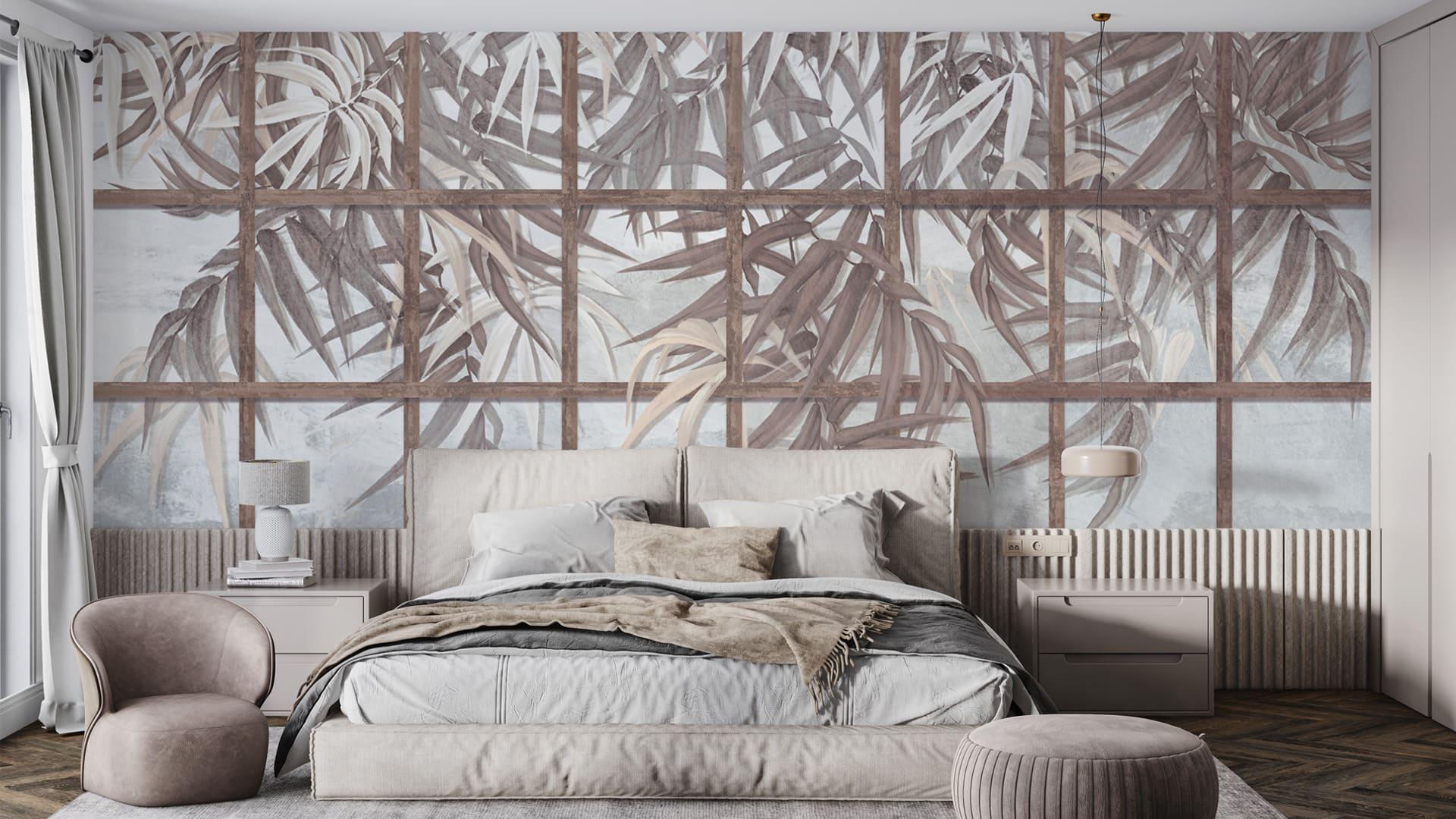 Фотообои флизелиновые Styleo Print-walls Тропическая решетка 0795 400х250 см (Pw-0795/4)