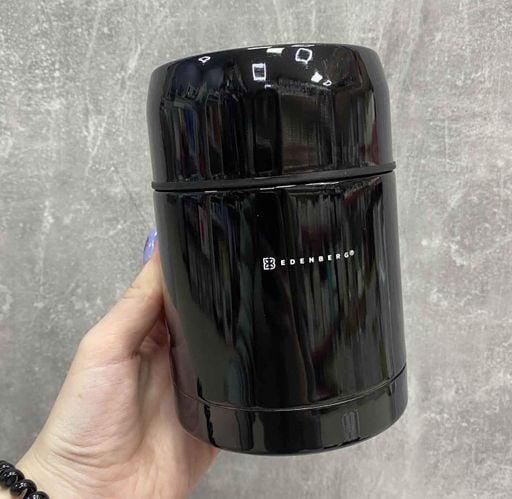 Термос пищевой вакуумный Edenberg EB-3509 металлический 800 мл Черный (EB-3509) - фото 3 Термос пищевой вакуумный Edenberg EB-3509 металлический 800 мл Черный (EB-3509) - фото 3