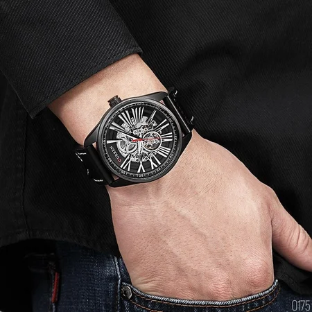 Наручний годинник Curren 8299 All Black (2432) - фото 7 Наручний годинник Curren 8299 All Black (2432) - фото 7