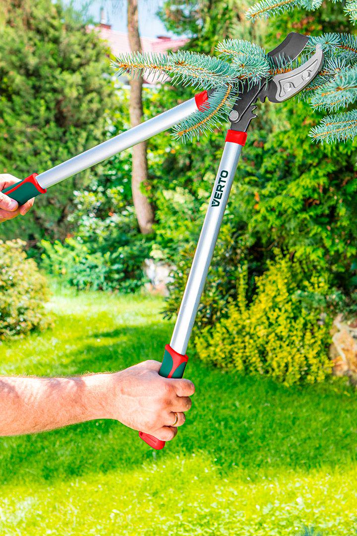 Секатор-сучкорез контактный Verto алюминиевый держатель антискользящий (ERC-15G257) - фото 5 Секатор-сучкорез контактный Verto алюминиевый держатель антискользящий (ERC-15G257) - фото 5