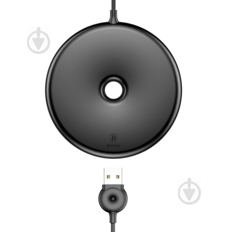 Беспроводное зарядное устройство Baseus Donut Wireless Charger Black 10W (WXTTQ-01)