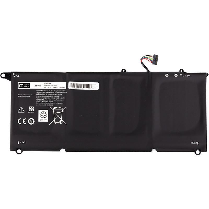 Аккумулятор Power для ноутбуков Dell XPS 13 9360 PW23Y 7,6V 7800mAh