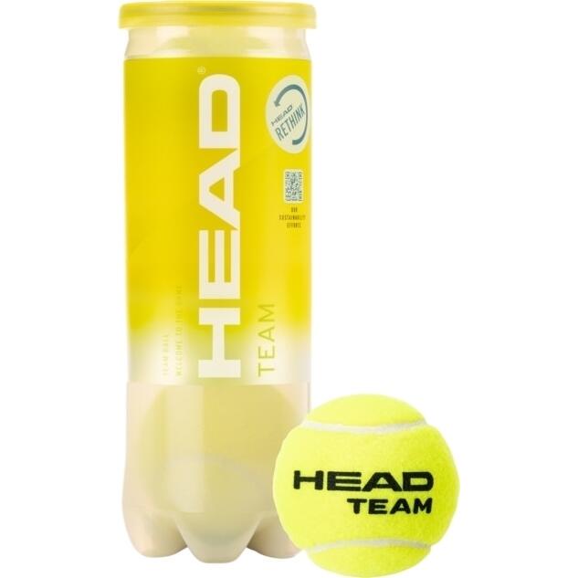 Набор мячей для тенниса Head TEAM 3 3 шт. Желтый (575703)