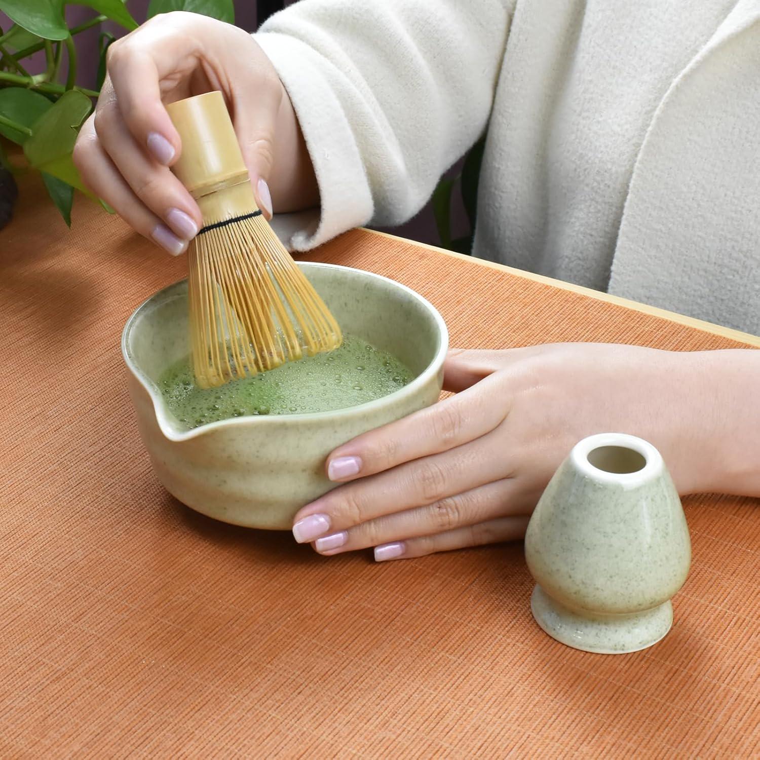 Набір для приготування матча преміальний Moolo керамічна чаша/керамічна підставка для вінчика/бамбуковий вінчик та мірна ложка - фото 7 Набір для приготування матча преміальний Moolo керамічна чаша/керамічна підставка для вінчика/бамбуковий вінчик та мірна ложка - фото 7