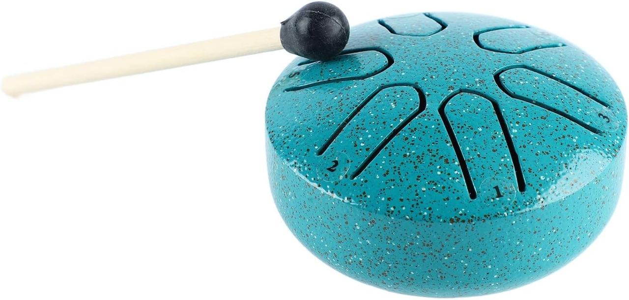 Глюкофон Tongue Drum мини ручной на 6 нот Green (2371170918) - фото 3 Глюкофон Tongue Drum мини ручной на 6 нот Green (2371170918) - фото 3