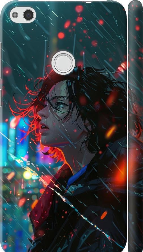 Чехол на Huawei P8 Lite (2017) Ночные огни (6096m-777-42517)