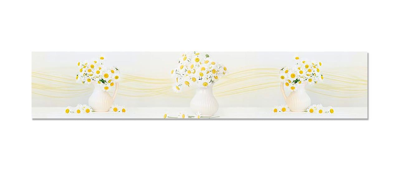 Наліпка вінілова 3D Zatarga Букети Ромашок 600х3000 мм (1267839492)