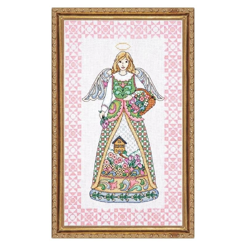 Набор для вышивания крестиком Design Works 2810 Spring Angel (19166)