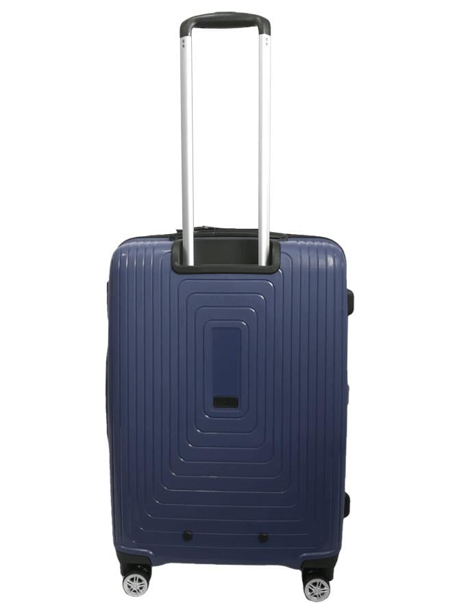 Валіза середня M Airteх 241 поліпропілен Темно-синій - фото 3