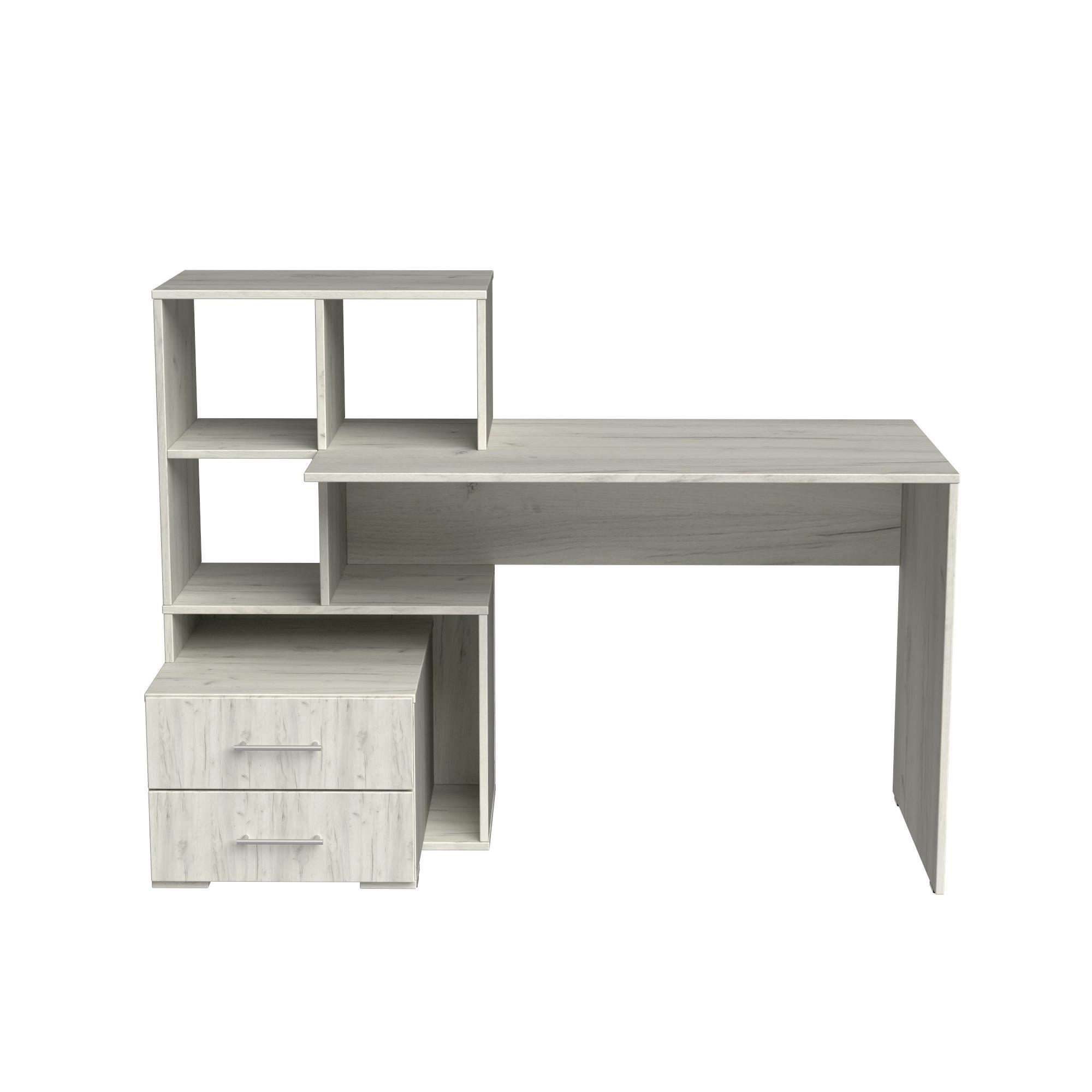 Стіл письмовий СП9 2Я SENAM 1040х1500х500 мм ДСП Дуб Крафт Білий - фото 3 Стіл письмовий СП9 2Я SENAM 1040х1500х500 мм ДСП Дуб Крафт Білий - фото 3