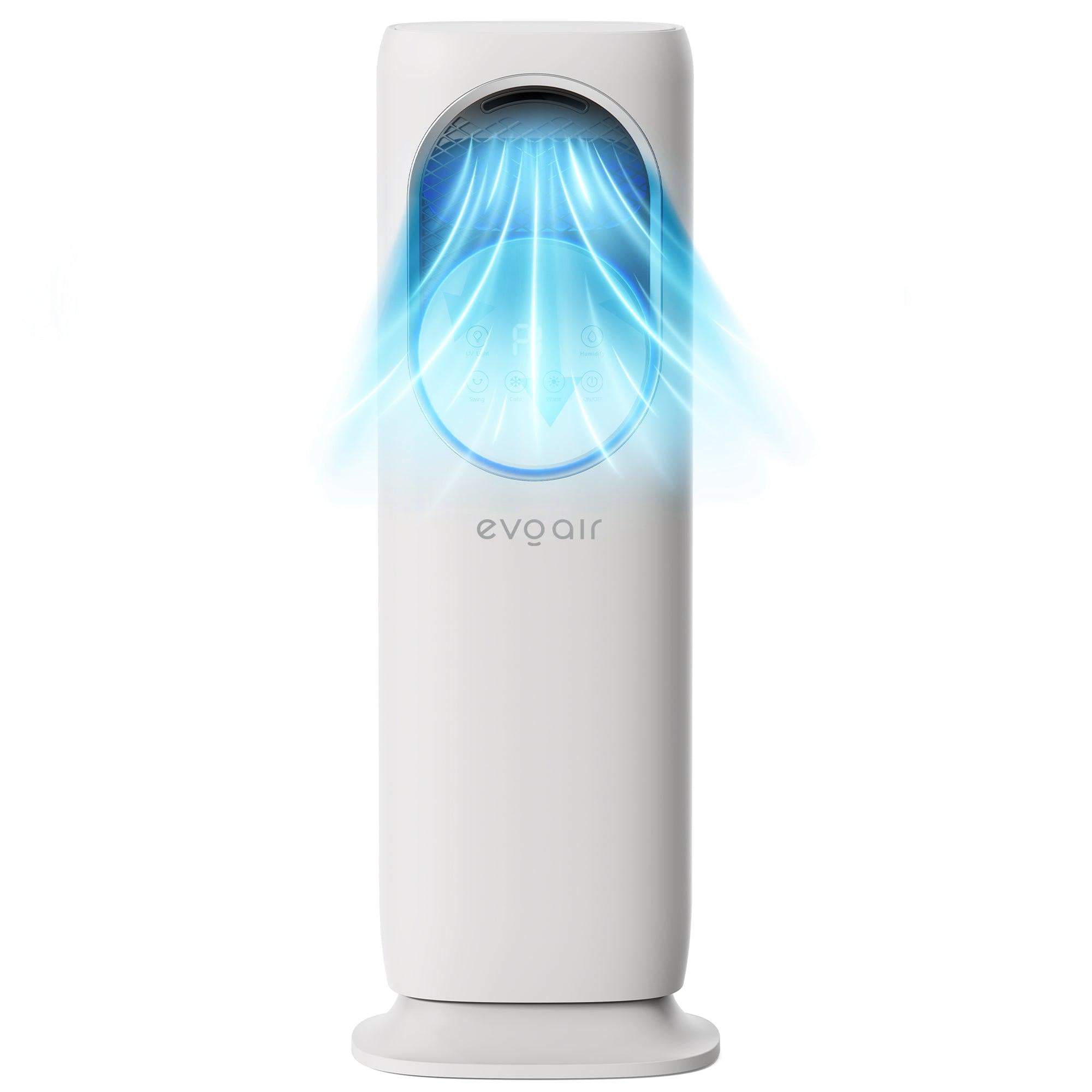 Вентилятор Evoair BRIIS SILVER white 4в1 с обогревом/охлаждением/увлажнением и УФ-стерилизацией 5 скоростей 3,15 л