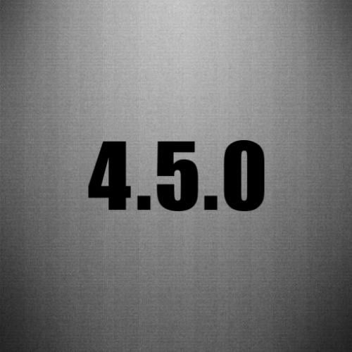 Наклейка 4.5.0 20x8,1 см Черный (21558336)