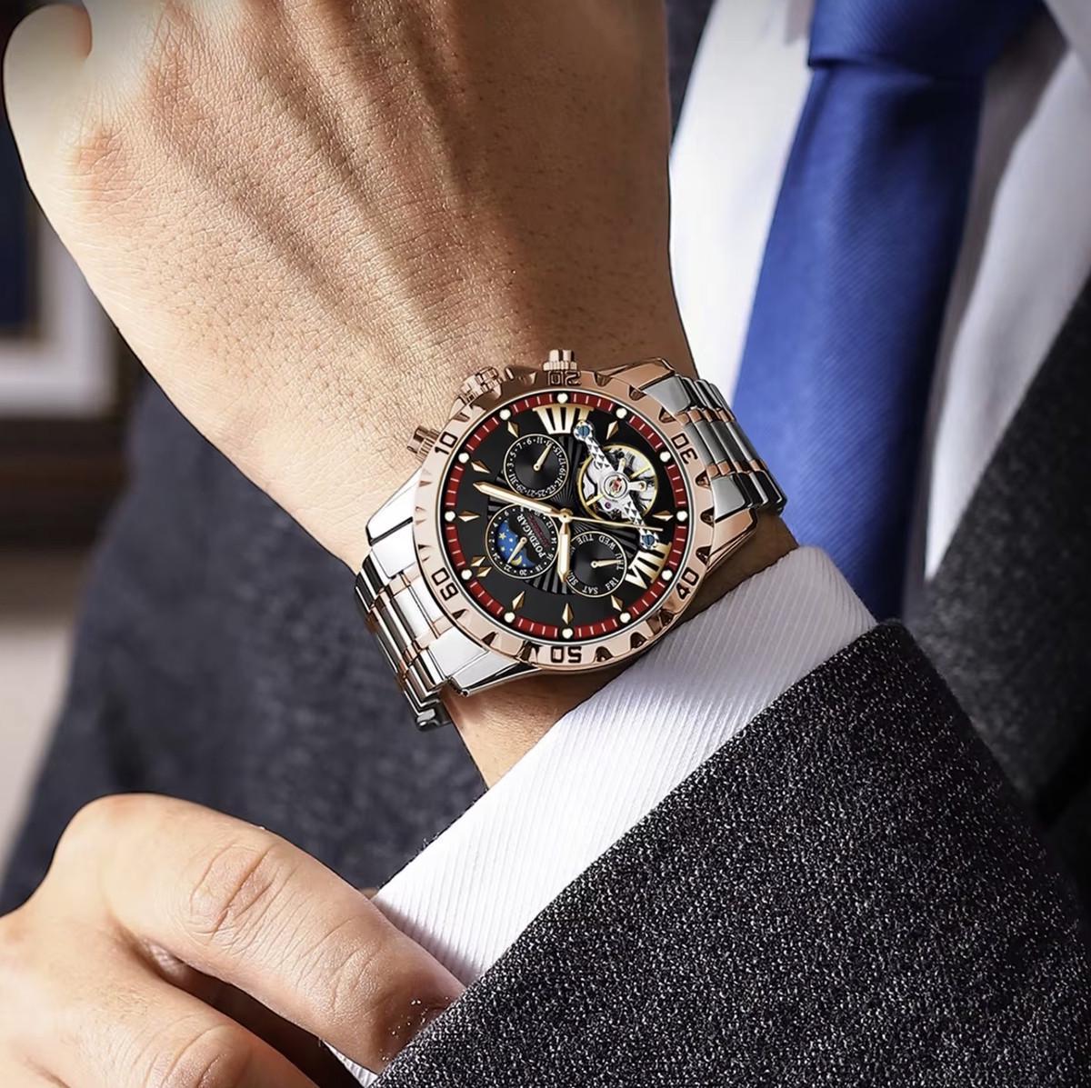 Годинник наручний Poedagar Mechanical (2435837632) - фото 6 Годинник наручний Poedagar Mechanical (2435837632) - фото 6