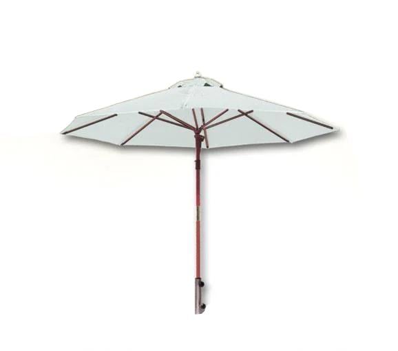 Зонт садовый Де Люкс деревянный круглый 3 м Молочный Зонт садовый Де Люкс деревянный круглый 3 м Молочный