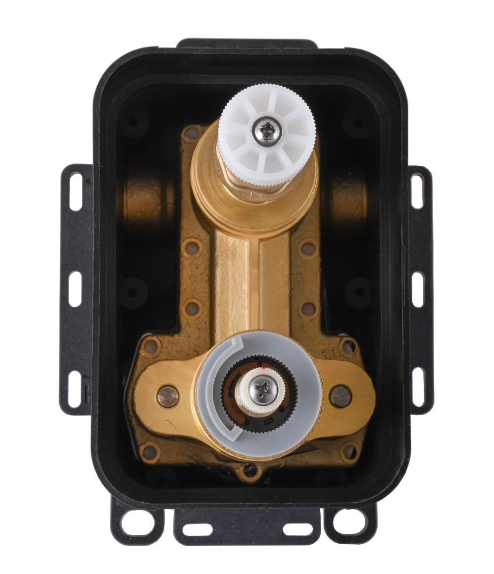 Змішувач для душу вбудований TOPAZ Odiss to 08117-L03-BL-TT з тропічним душем - фото 10