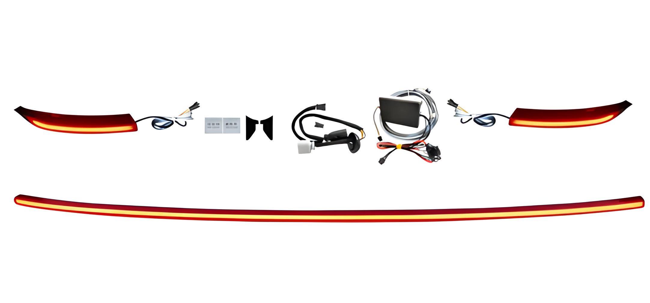 Задние фонари LED GBT на крышку багажника для Audi A6 C8 2018- гг. Черный (151075) Задние фонари LED GBT на крышку багажника для Audi A6 C8 2018- гг. Черный (151075)