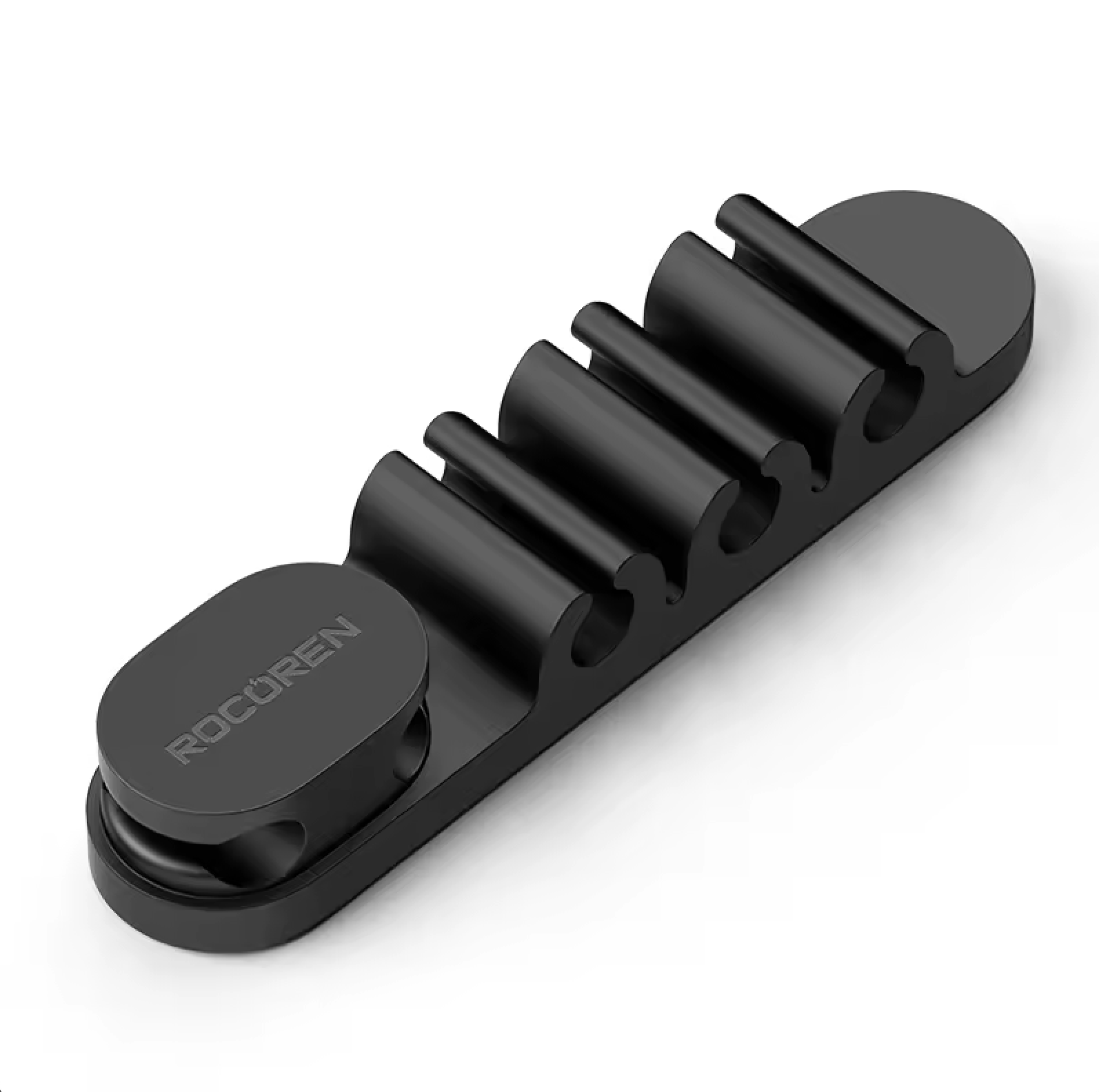 Органайзер для кабелю самоклеючий 1 шт. Чорний (545164458)