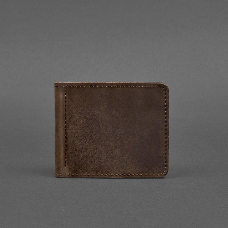 Портмоне мужское кожаное 1.0 Темно-коричневый (A-026091)