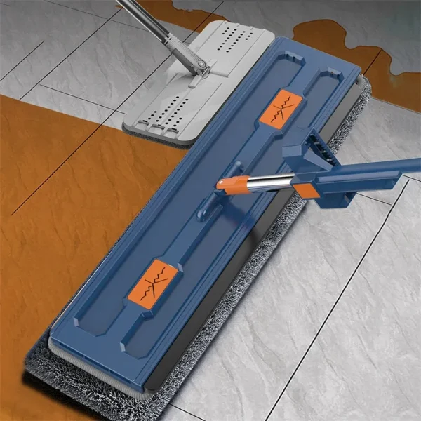 Швабра для швидкого прибирання з віджиманням і насадками 42x12 см (МКС318) - фото 3
