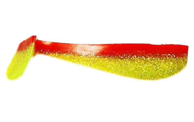 Силиконовый виброхвост Fox Gloom №071 10 см Red/Yellow/Gold (260311)