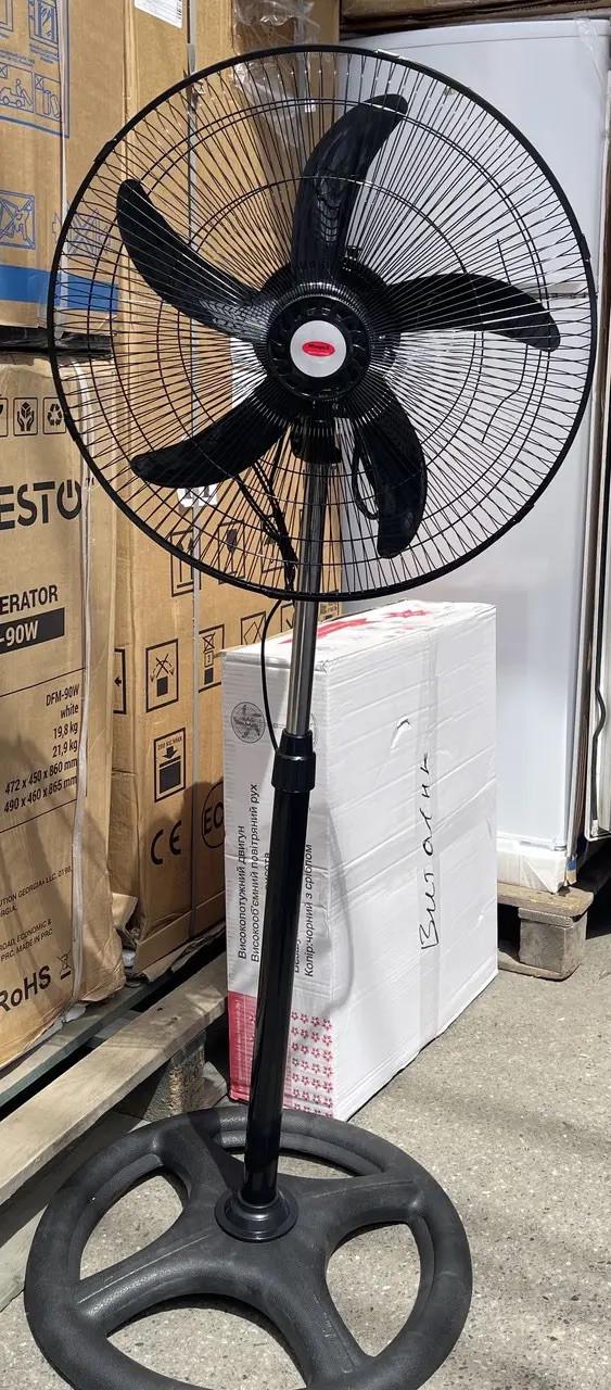 Вентилятор підлоговий Wimpex із захисними гратами та регулюванням висоти 200 Вт/50 см/30 м² Чорний (WX-1811) - фото 3 Вентилятор підлоговий Wimpex із захисними гратами та регулюванням висоти 200 Вт/50 см/30 м² Чорний (WX-1811) - фото 3