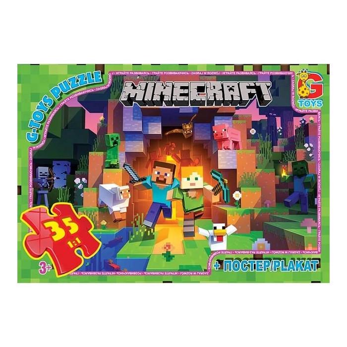 Пазли дитячі Minecraft Майнкрафт MC787 35 ел. (RLT39414)