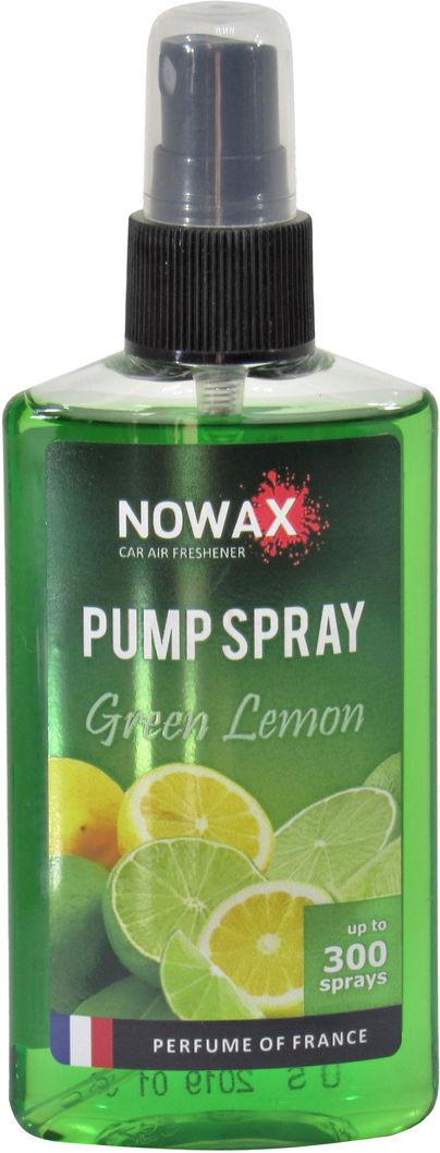 Ароматизатор для авто Nowax Pump Spray Green Lemon на зеркало спрей 75 мл (0304266)