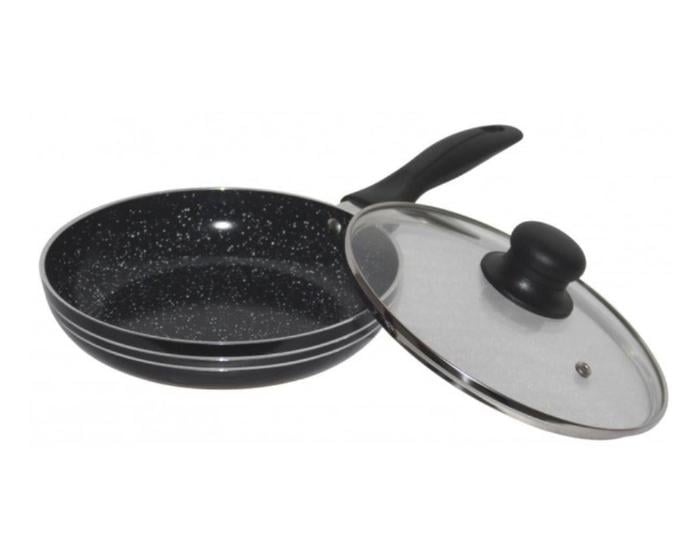 Сковорода с крышкой Edenberg 22 см Черный (EB-765)