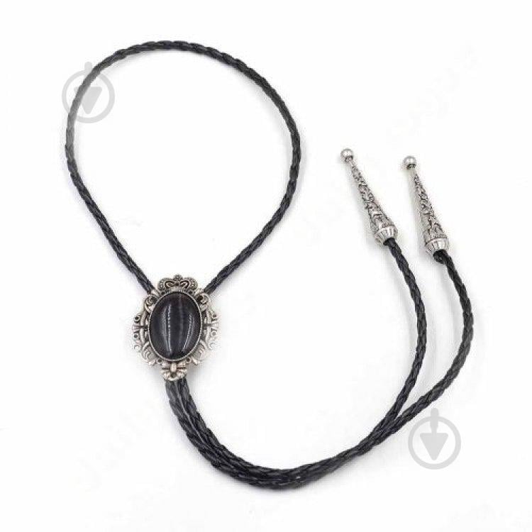 Галстук боло Handmade Gofin Bolo-52011 Камушек Черный