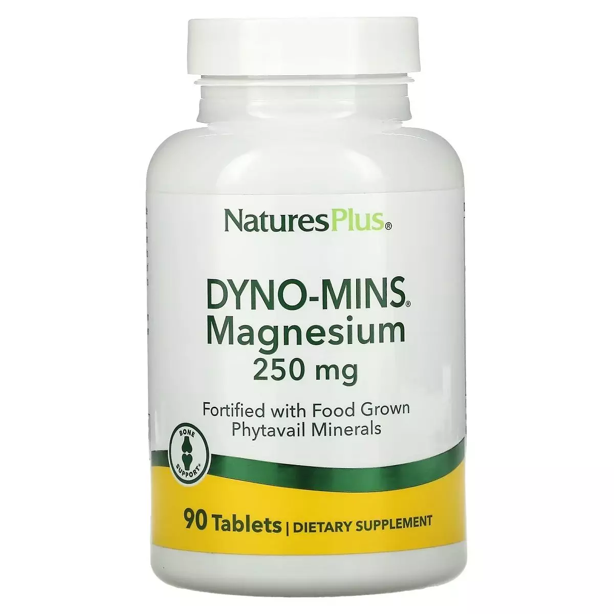 Магній Natures Plus Dyno Mins Magnesium 250 мг 90 таблеток (NTP36661)